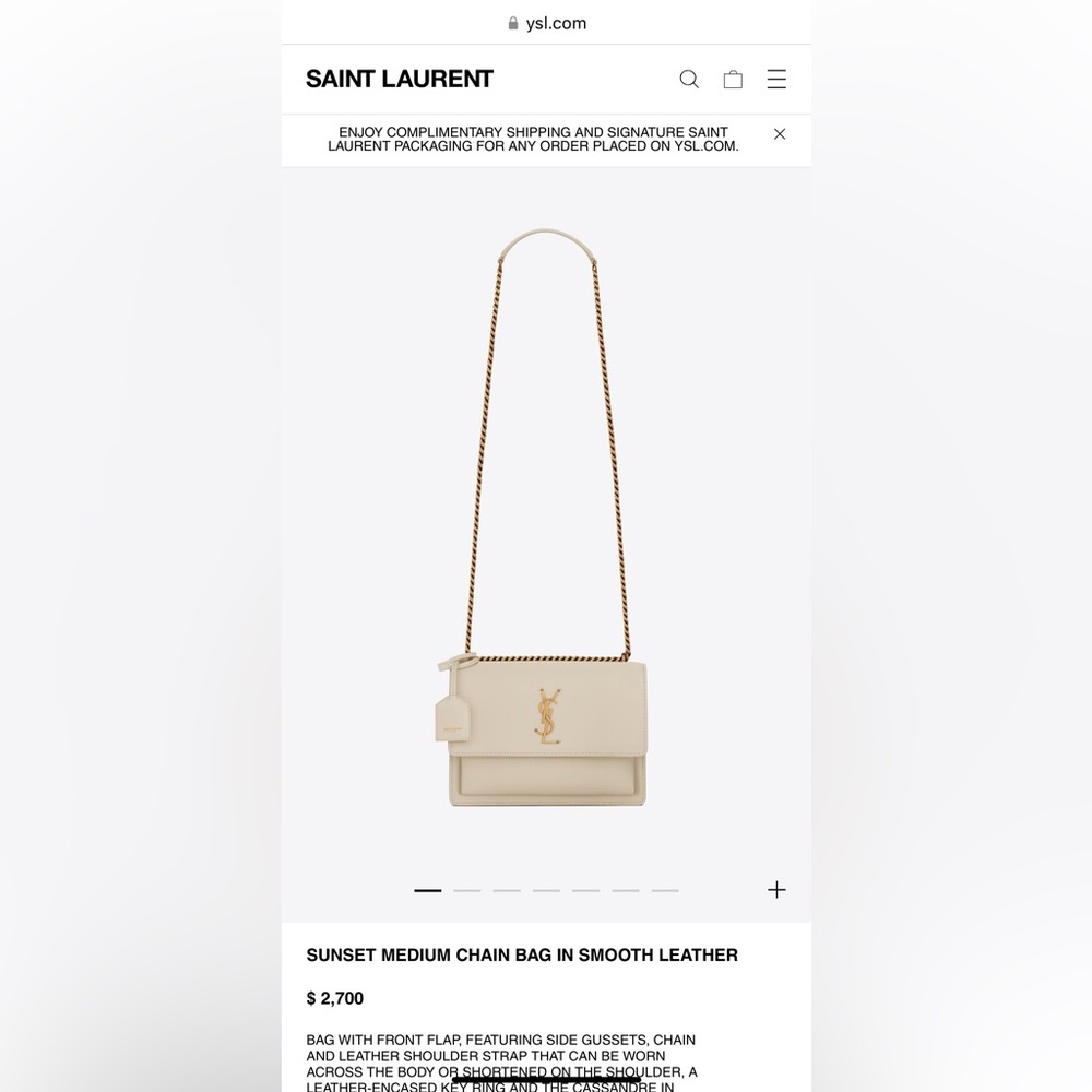 Ysl bag, used but excellent condition - Picture 15 of 16
